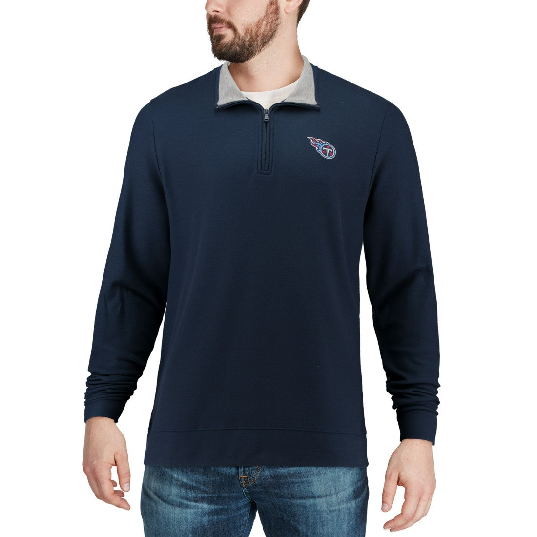 Vineyard Vines Saltwater Quarter-Zip Jacket - Tennessee Titans Jackets