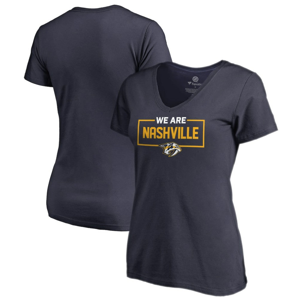 NHL Nashville Predators Women's Iconic Collection V-Neck T-Shirt