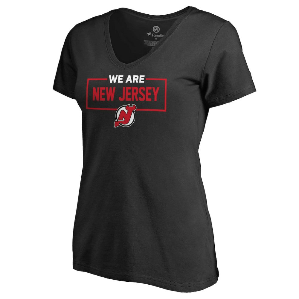 NHL New Jersey Devils Women's Iconic Collection V-Neck T-Shirt