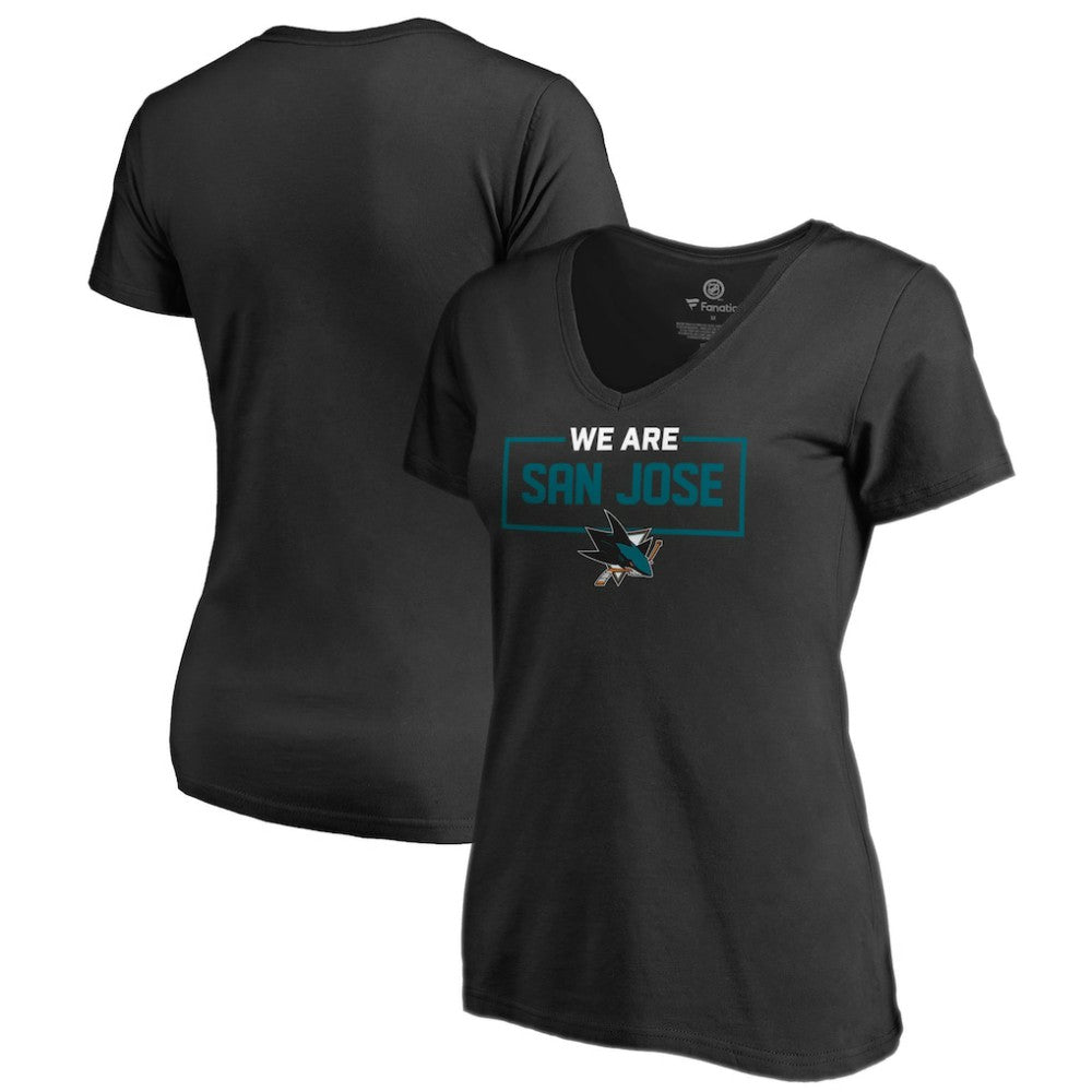 NHL San Jose Sharks Women's Iconic Collection V-Neck T-Shirt
