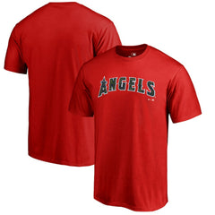 Red Los Angeles Angels Armed Forces Wordmark T-Shirt