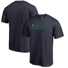 Navy Seattle Mariners Armed Forces Wordmark T-Shirt