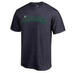 Navy Seattle Mariners Armed Forces Wordmark T-Shirt