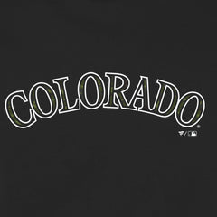 Black Colorado Rockies Women's Armed Forces Wordmark T-Shirt