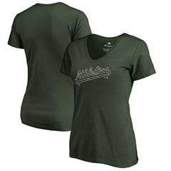 Green Athletics Women's Armed Forces Wordmark T-Shirt