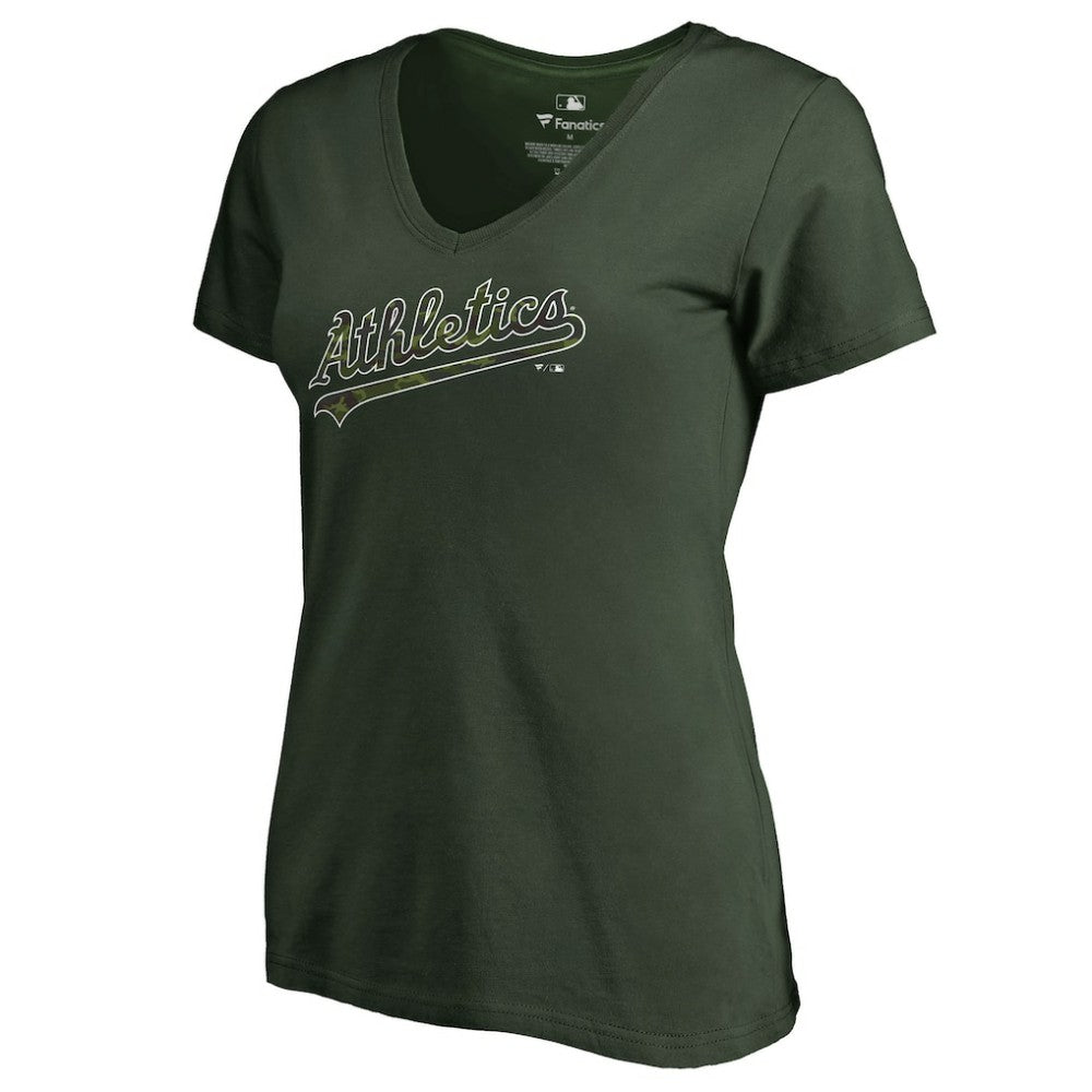 Green Athletics Women's Armed Forces Wordmark T-Shirt