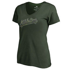 Green Athletics Women's Armed Forces Wordmark T-Shirt