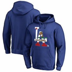 Royal Los Angeles Dodgers Hometown Collection Cali Flag Pullover Hoodie