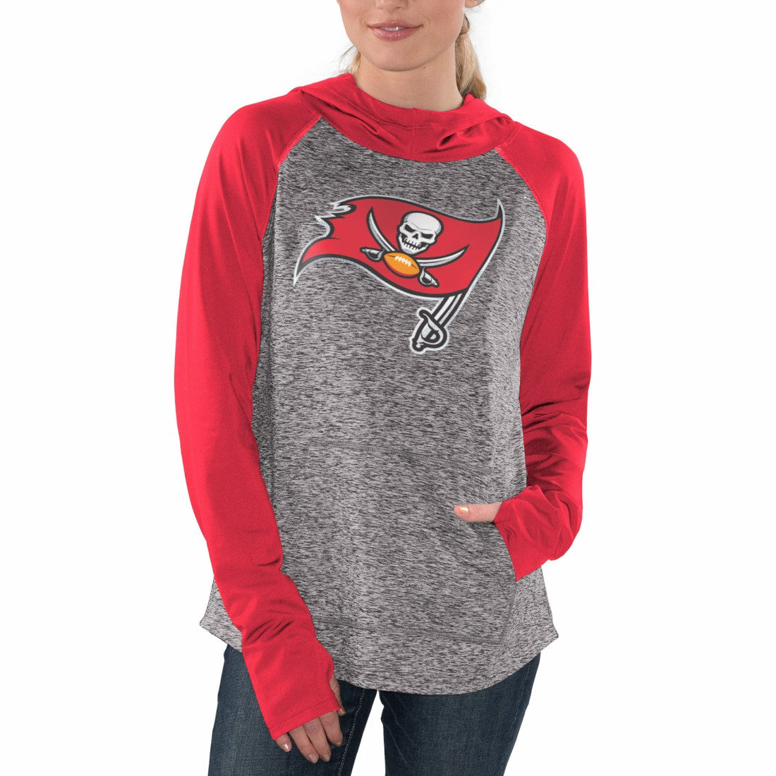 G-III 4Her by Carl Banks Women's ship Ring Pullover Hoodie - Tampa Bay Buccaneers Hoodies