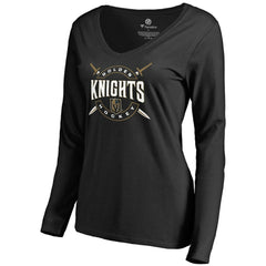 NHL Vegas Golden Knights Women's Hometown Collection Long Sleeve V-Neck T-Shirt