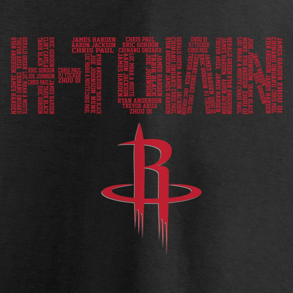 Houston Rockets Hometown Collection Repeating Roster T-Shirt