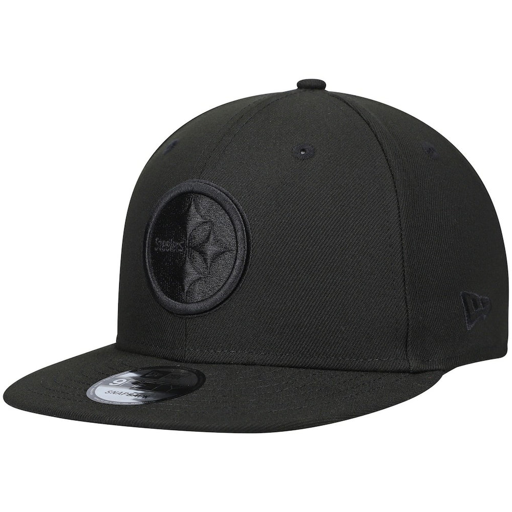 Black On Black 9FIFTY Adjustable Hat - Pittsburgh Steelers Hats