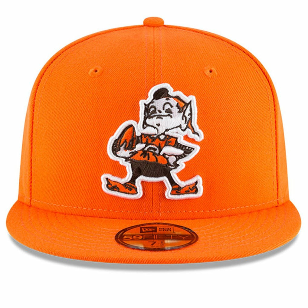 Omaha Brownie The Elf Throwback 59FIFTY Fitted Hat - Cleveland Browns Hats