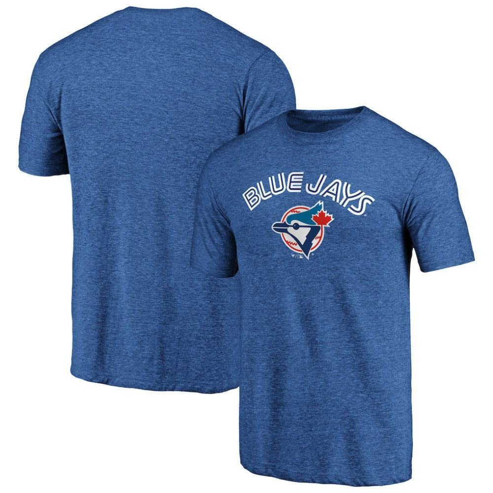 Royal Toronto Blue Jays Vintage Cooperstown Collection Wahconah Tri-Blend T-Shirt