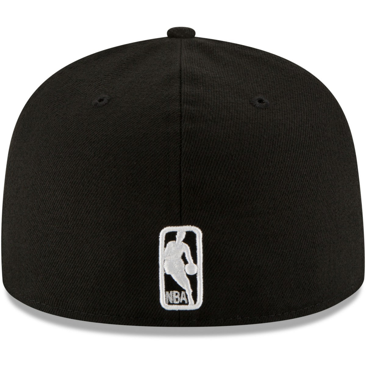 New Era Oklahoma City Thunder Black & White Logo 59FIFTY Fitted Hat
