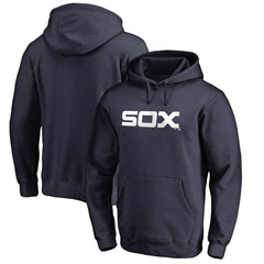 Navy Chicago White Sox Vintage Cooperstown Collection Wahconah Fitted Pullover Hoodie