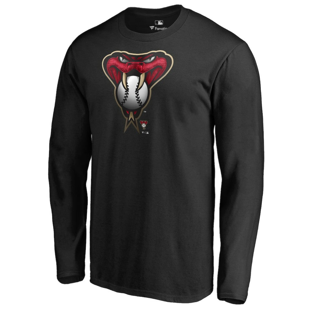 Black Arizona Diamondbacks Midnight Mascot Long Sleeve T-Shirt