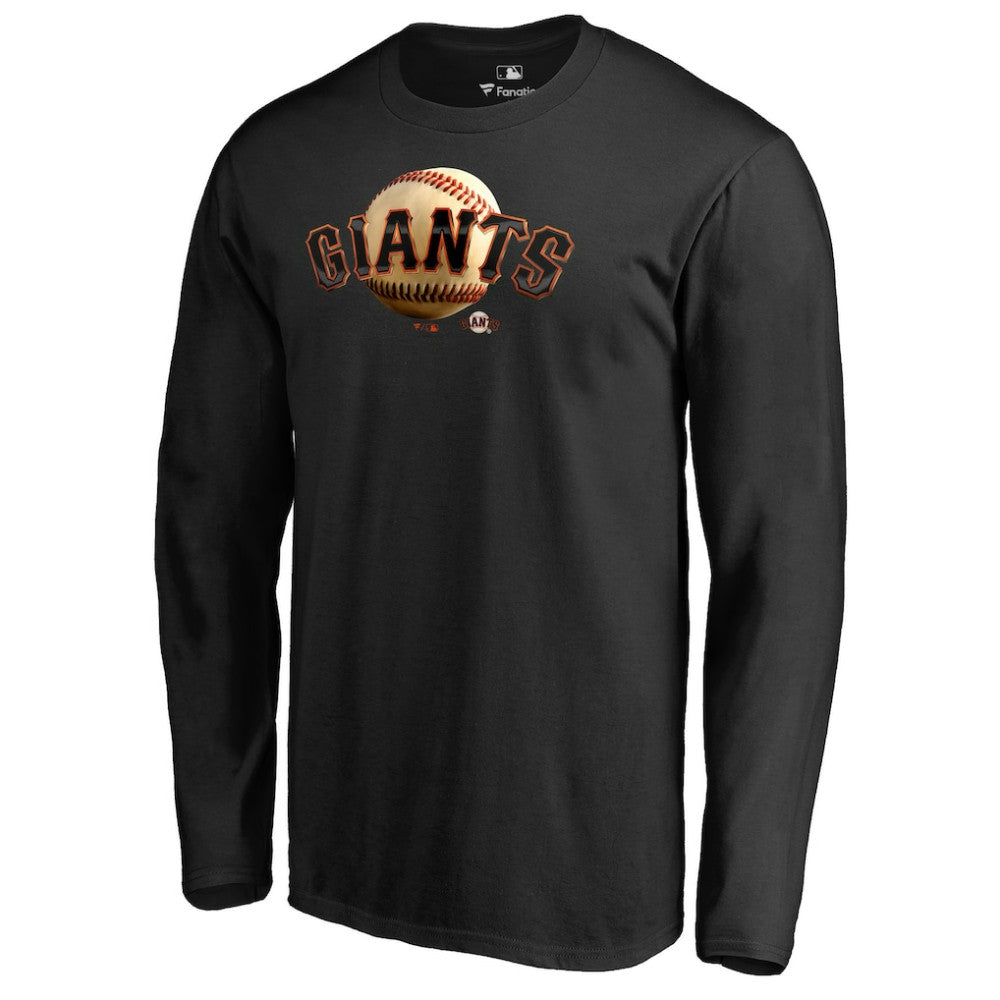 Black San Francisco Giants Midnight Mascot Long Sleeve T-Shirt