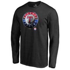 Black Texas Rangers Midnight Mascot Long Sleeve T-Shirt