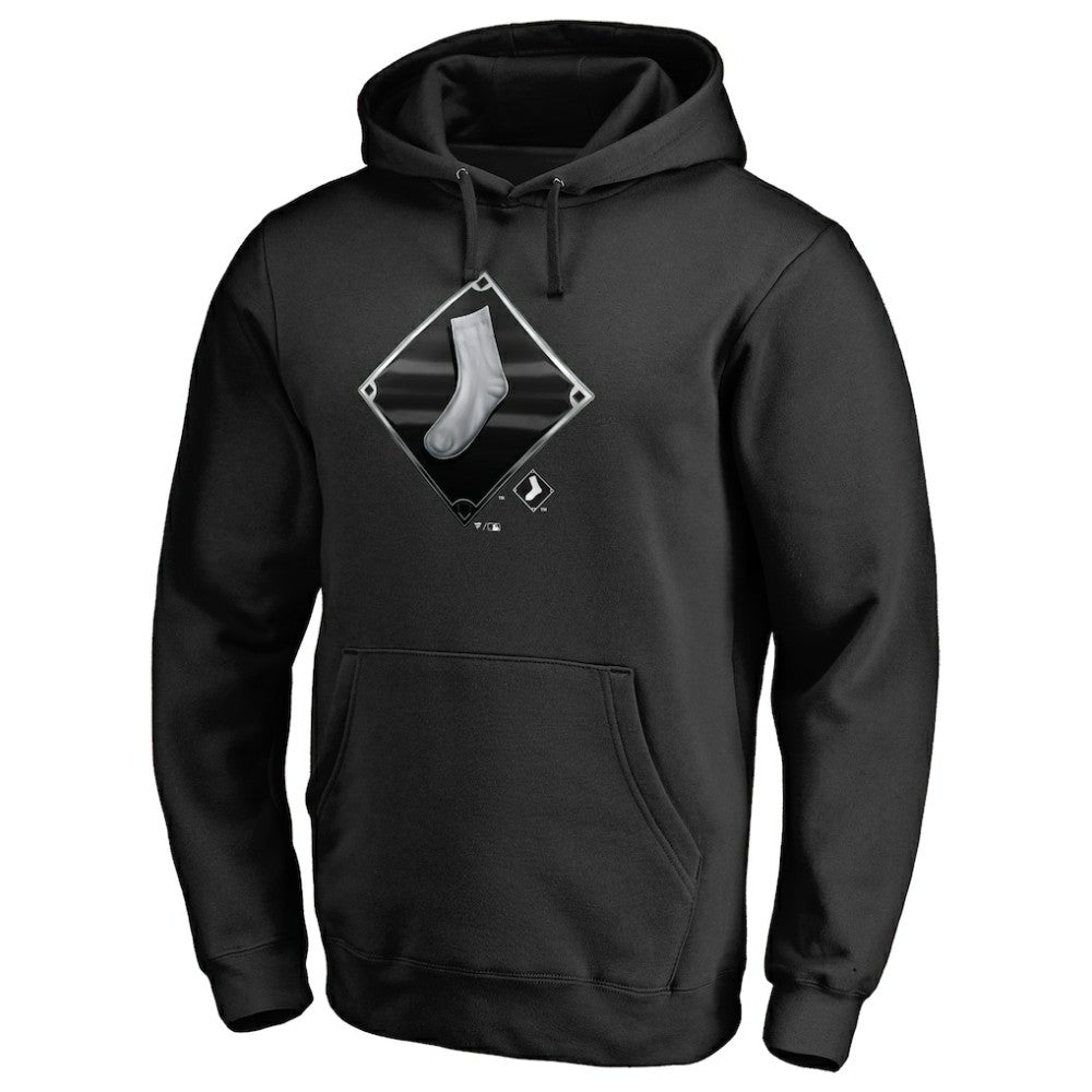 Black Chicago White Sox Midnight Mascot Pullover Hoodie