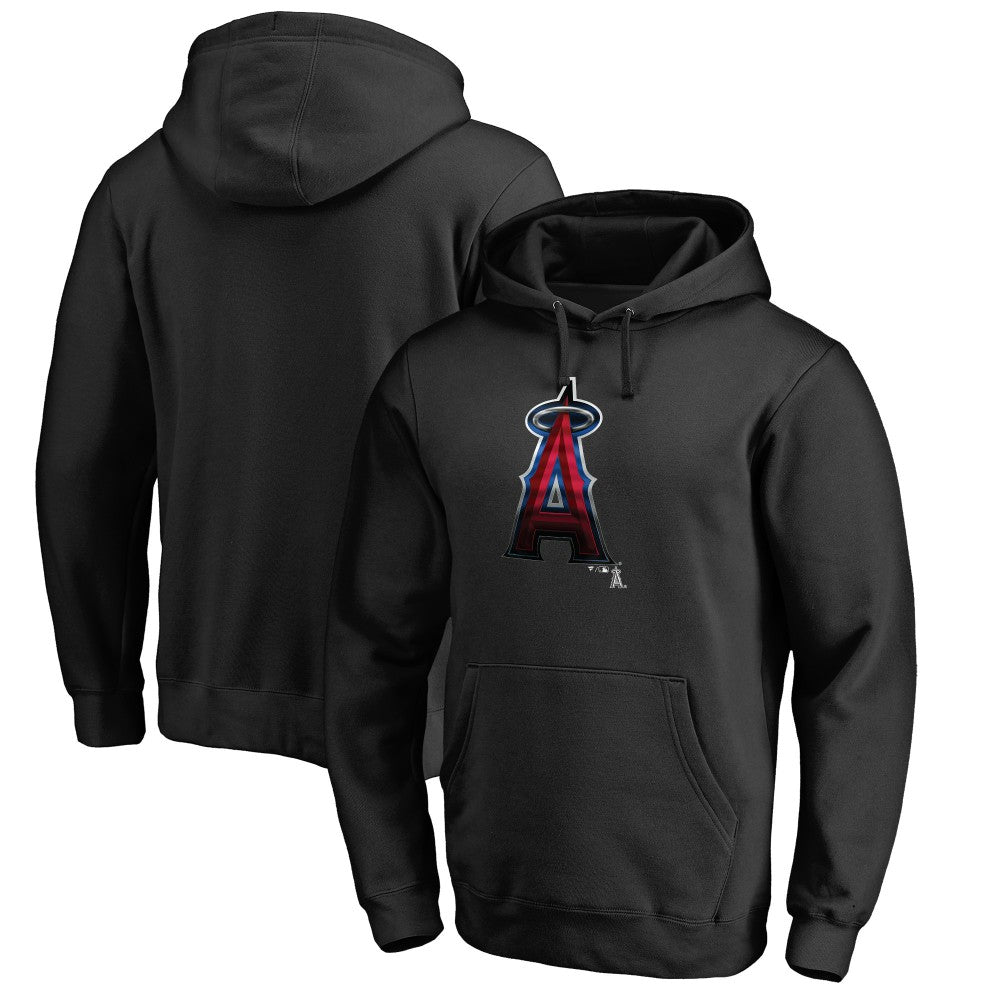 Black Los Angeles Angels Midnight Mascot Pullover Hoodie