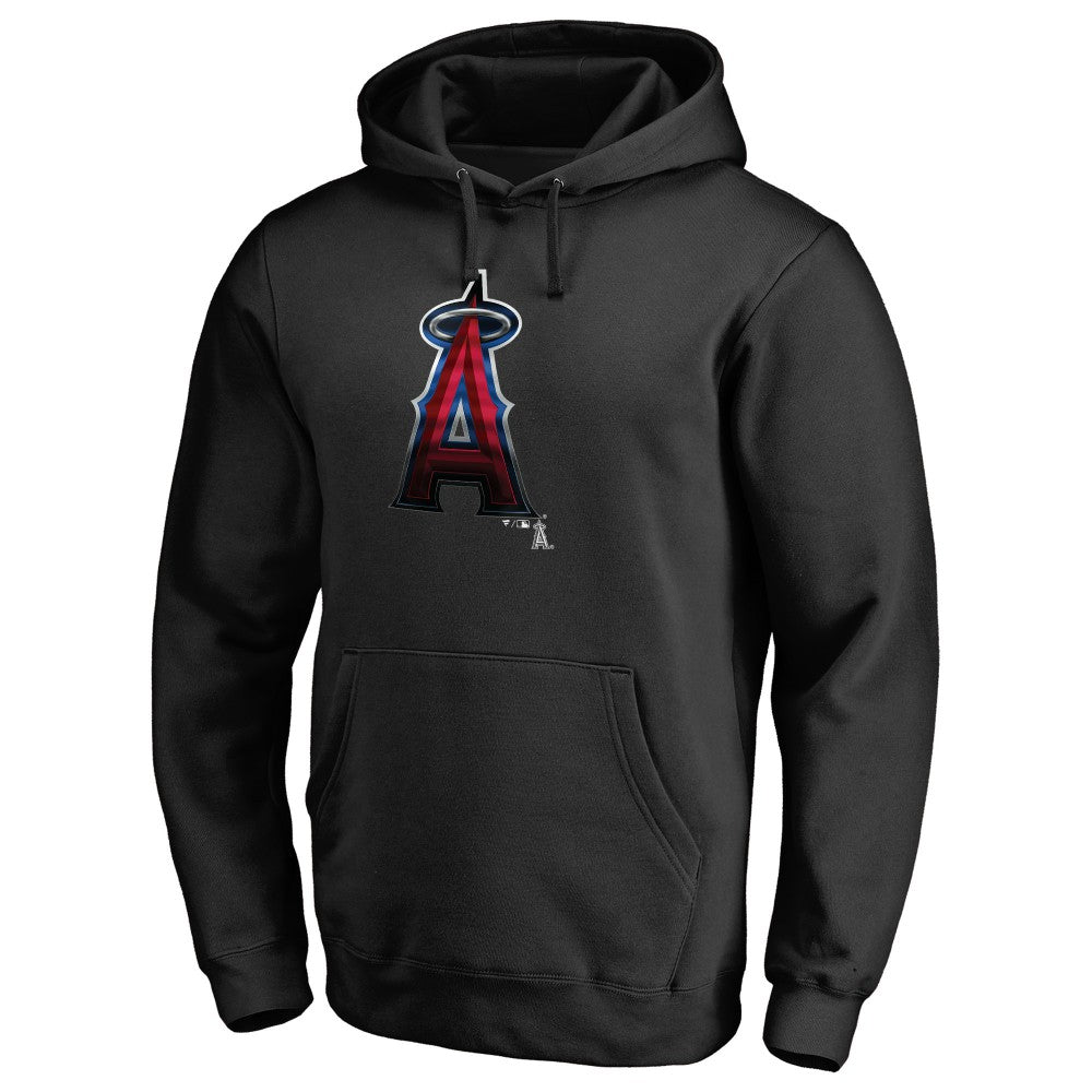 Black Los Angeles Angels Midnight Mascot Pullover Hoodie