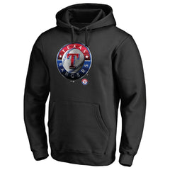 Black Texas Rangers Midnight Mascot Pullover Hoodie