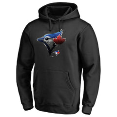 Black Toronto Blue Jays Midnight Mascot Pullover Hoodie