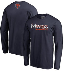 Monsters Long Sleeve T-Shirt - Chicago Bears T-shirts