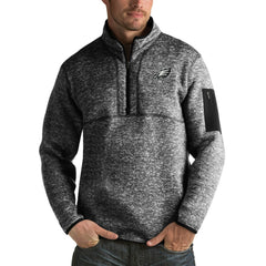 Antigua Fortune Big & Tall Quarter-Zip Pullover Jacket - Philadelphia Eagles Pullover