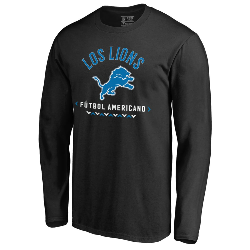 Futbol Americano Long Sleeve T-Shirt - Detroit Lions T-shirts
