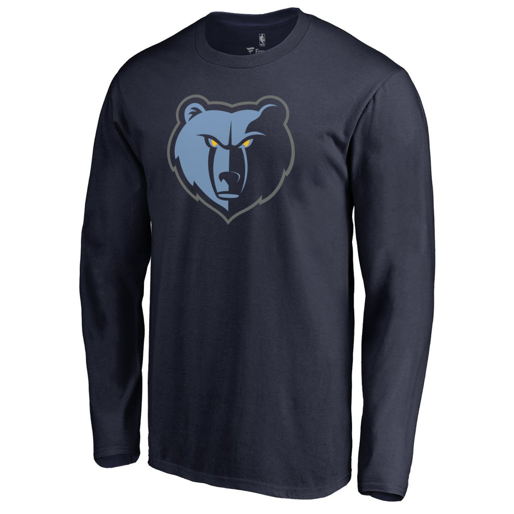 Memphis Grizzlies New Primary Logo Long Sleeve T-Shirt