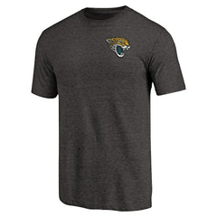 Primary Logo Left Chest Distressed Tri-Blend T-Shirt - Jacksonville Jaguars T-shirts