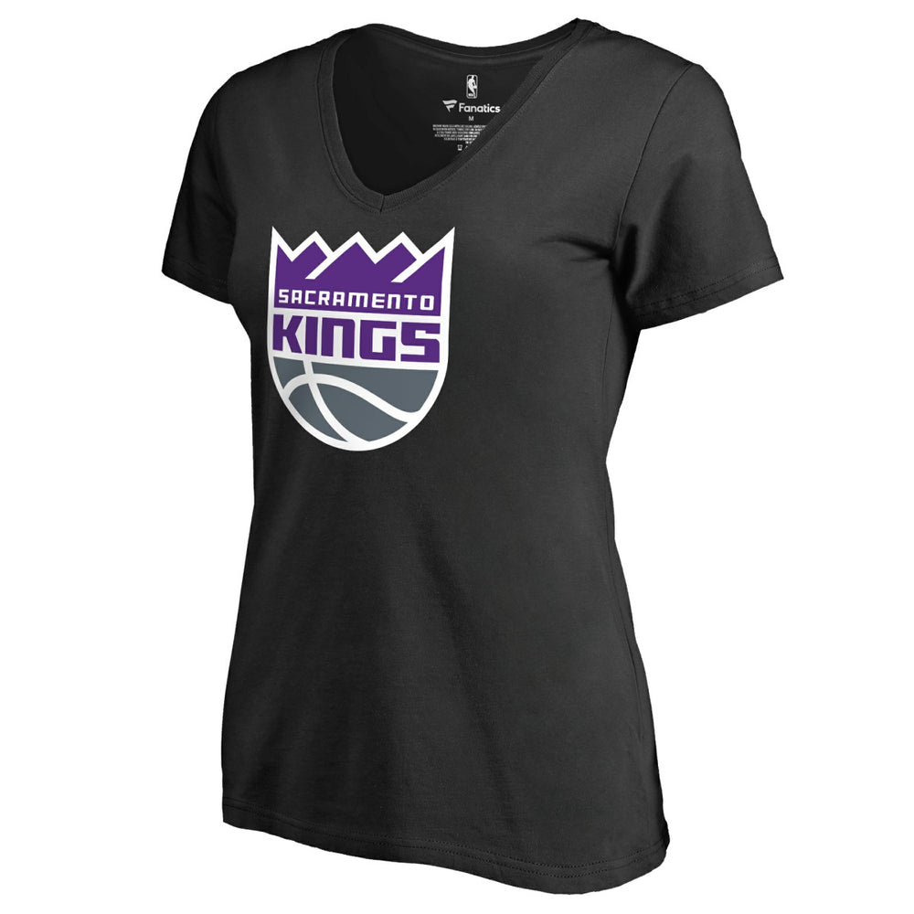 Sacramento Kings Women's Primary Logo V-Neck T-Shirt