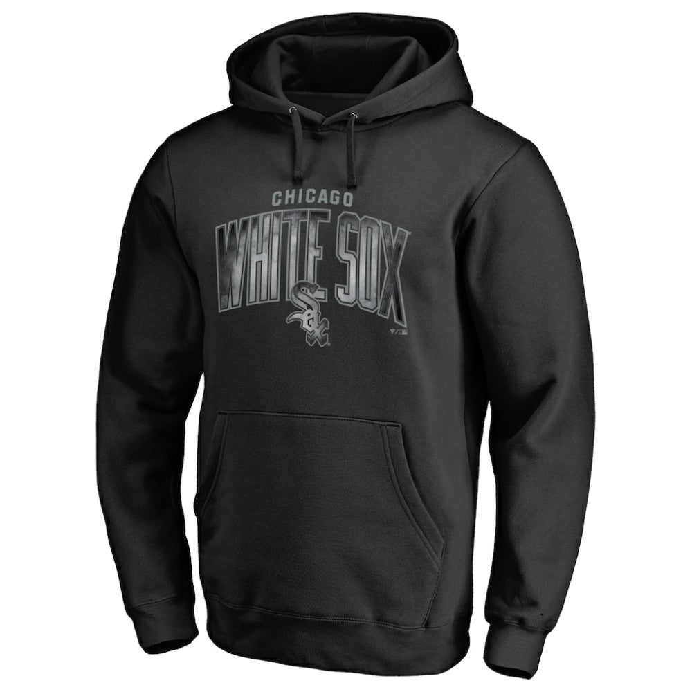 Black Chicago White Sox Arch Smoke Pullover Hoodie