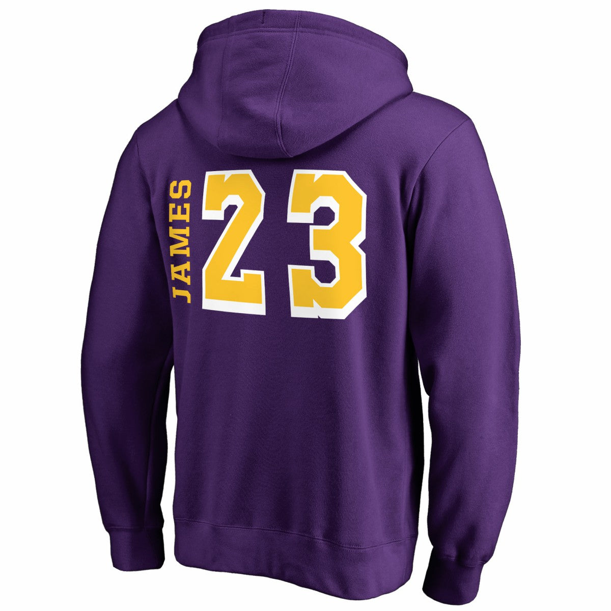 LeBron James Los Angeles Lakers Sidesweep Name & Number Pullover Hoodie