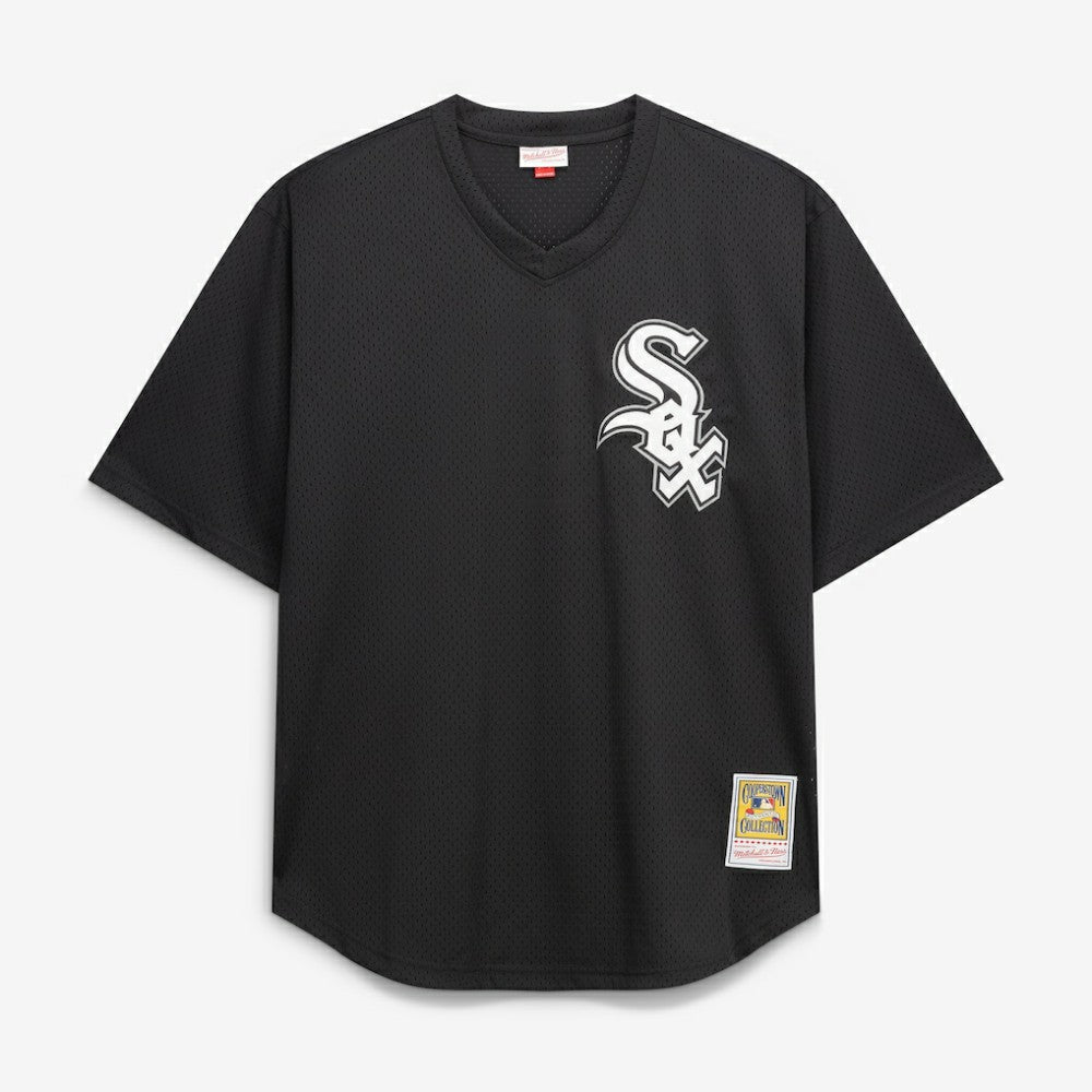 Black Bo Jackson Chicago White Sox Mitchell & Ness Cooperstown Collection Big & Tall Mesh Batting Practice Jersey