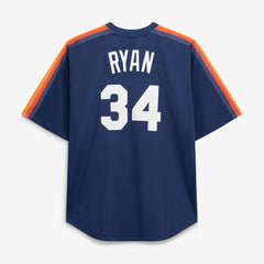 Navy Nolan Ryan Houston Astros Mitchell & Ness Cooperstown Collection Big & Tall Mesh Batting Practice Jersey