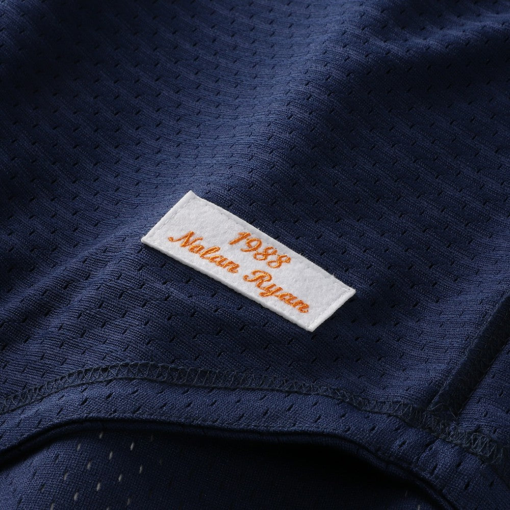 Navy Nolan Ryan Houston Astros Mitchell & Ness Cooperstown Collection Big & Tall Mesh Batting Practice Jersey