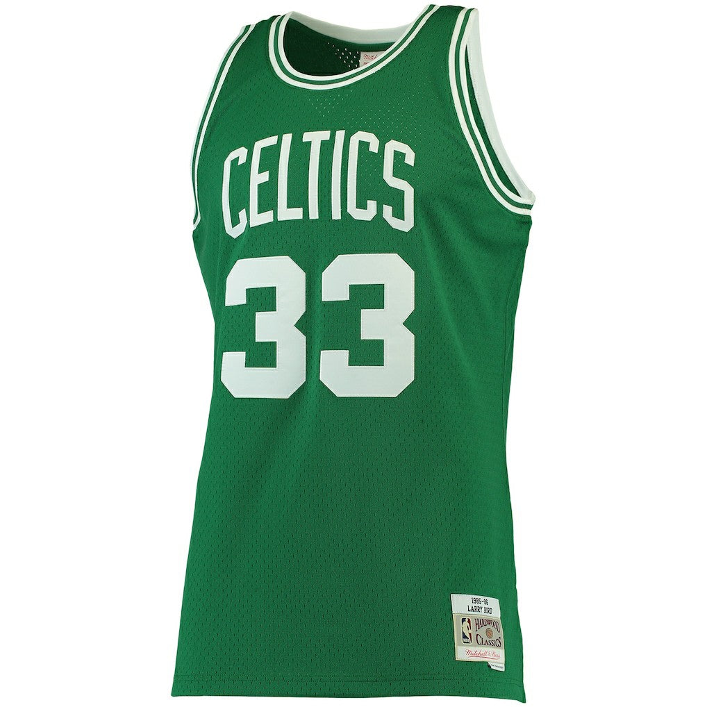 Mitchell & Ness Larry Bird Boston Celtics 1985/86 Big & Tall Hardwood Classics Swingman Jersey