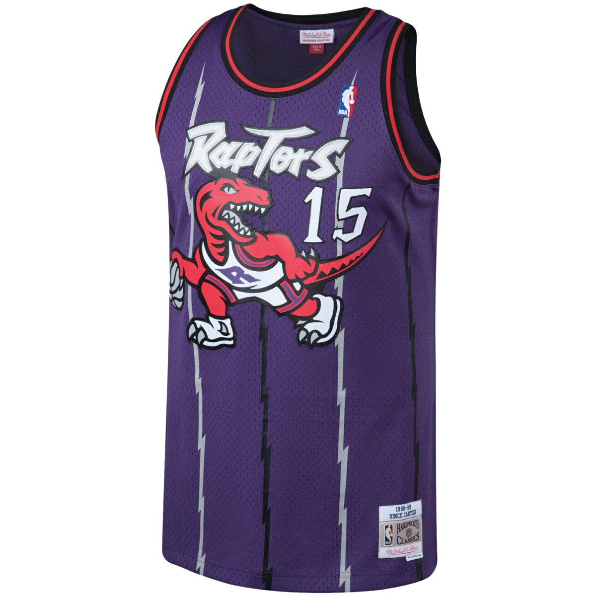 Mitchell & Ness Vince Carter Toronto Raptors 1998/99 Big & Tall Hardwood Classics Swingman Jersey