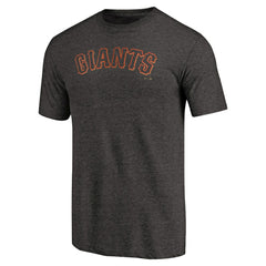 Black San Francisco Giants Team Wordmark Tri-Blend T-Shirt