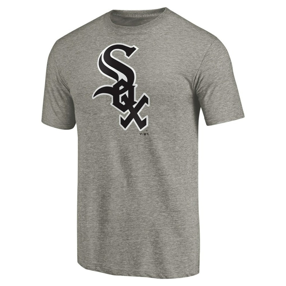 Gray Chicago White Sox Team Wordmark Tri-Blend T-Shirt