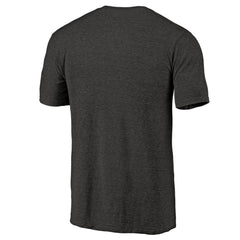 Black Cincinnati Reds Team Wordmark Tri-Blend T-Shirt