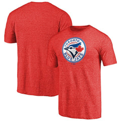 Red Toronto Blue Jays Team Wordmark Tri-Blend T-Shirt