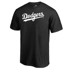Black Los Angeles Dodgers Team Wordmark T-Shirt