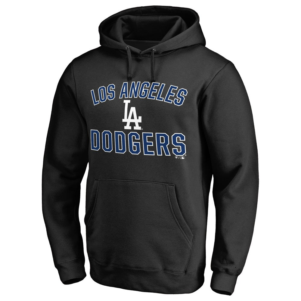 Black Los Angeles Dodgers Team Victory Arch Pullover Hoodie