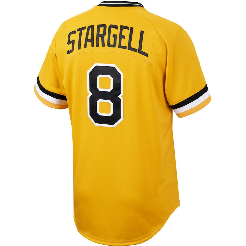 Gold Willie Stargell Pittsburgh Pirates Mitchell & Ness Cooperstown Collection Authentic Jersey