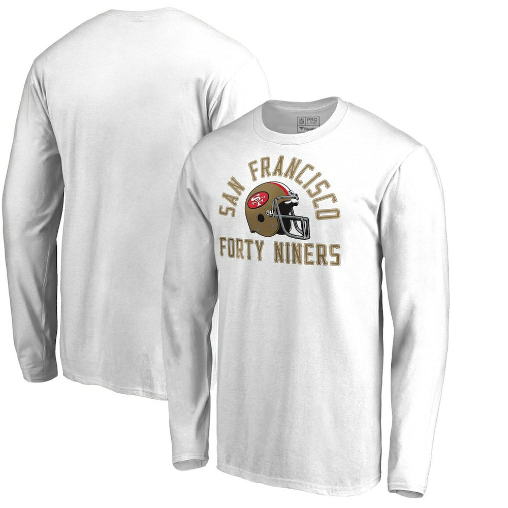 Quinten Helmet Long Sleeve T-Shirt - San Francisco 49ers T-shirts