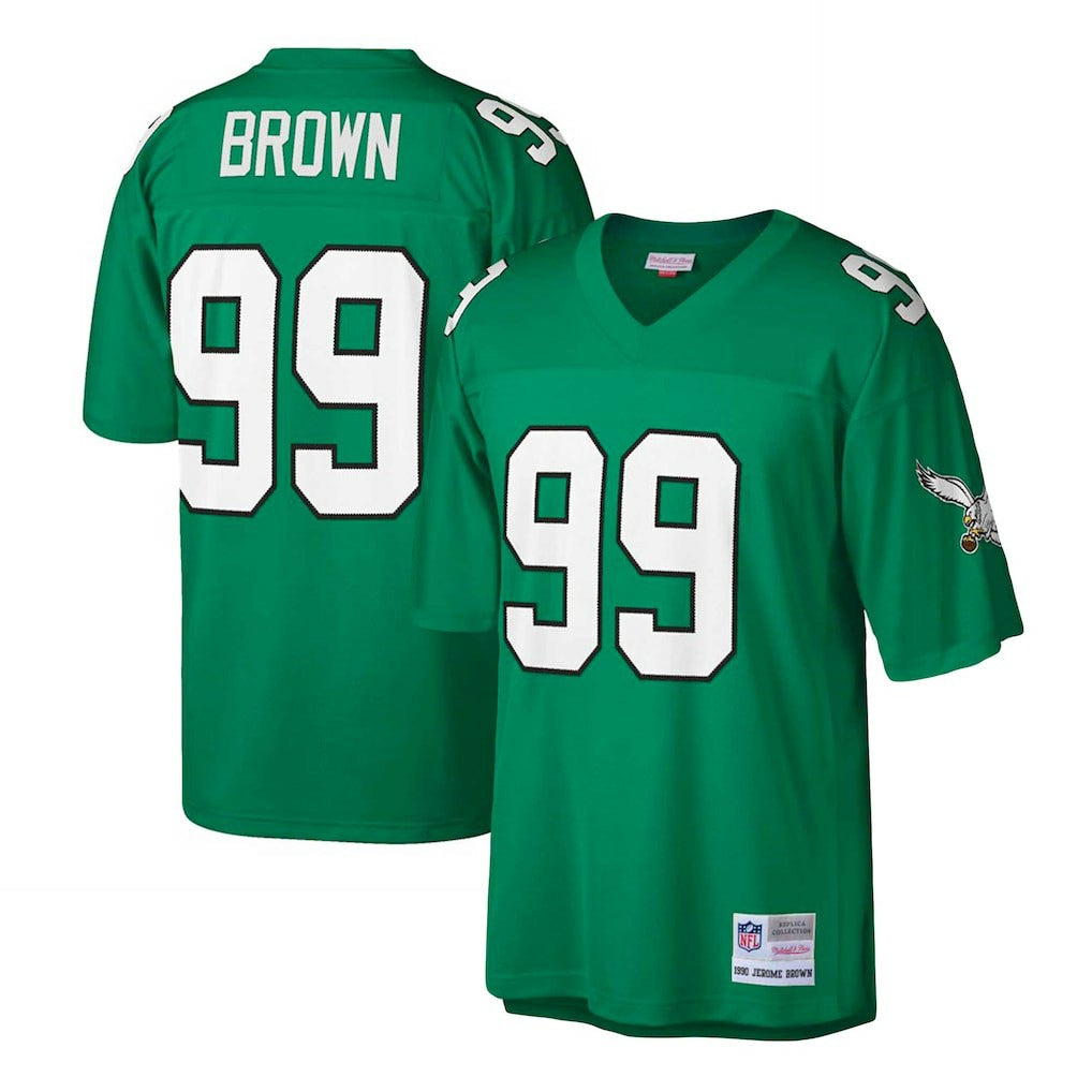 Jerome Brown  Big & Tall 1990 Retired Player Replica Jersey - Philadelphia Eagles Jerseys